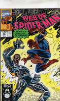 Web Of Spider-Man #80 Silvermane! Dungeons And Dragons insert!! VF