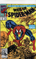 Web Of Spider-Man #87 A Gathering Of Forces! VF