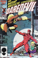 Daredevil #238 Sabretooth And The Mutant Massacre Modern Key VF