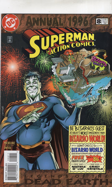 Action Comics Annual #8 Legends Of The Dead Earth! Bizarro!! VF+