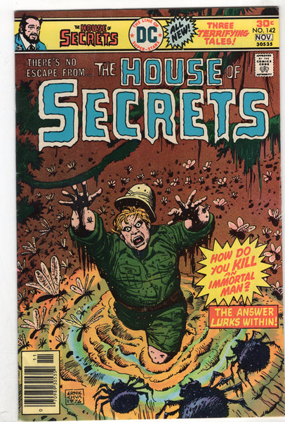 House Of Secrets #142 "The Answer Lurks Within!" Bronze Age Horror FN