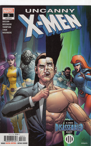 Uncanny X-Men #3 Disassembled VFNM