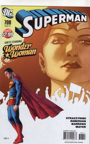 Superman #708 Guest Starring Wonder Woman! Pre New 52 VFNM