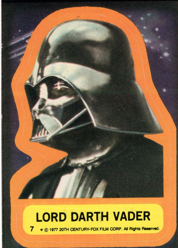 ダースベーダー♪ Vintage 1977 Star Wars Darth Vader 12 Back Kenner Original