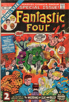 Fantastic Four Annual #10 Special Issue Reprints The Wedding of Sue And Reed + Other Material Bronze Age VG