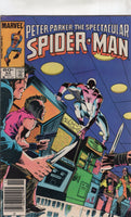 Spectacular Spider-Man #84 News Stand Variant VG