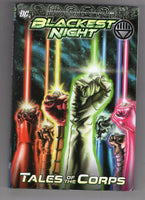 Blackest Night Tales of the Corps Trade Hardcover VFNM