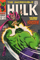 Incredible Hulk #107 Ten Rings Hath The Mandarin! Silver Age Key FN