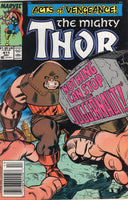 Thor #411 First New Warriors Against Juggernaut News Stand Variant VGFN
