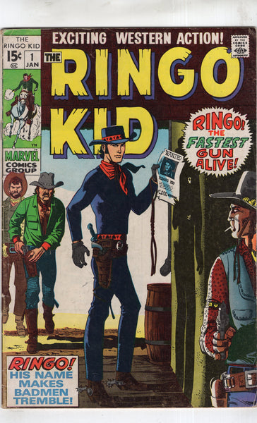 Ringo Kid #1 Bronze Age Western VGFN