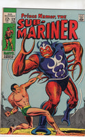 Sub-Mariner #12 "A World Against Me!" Silver Age Classic FN-