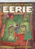 Eerie #6 The Cave Of The Druids! Lower Grade Silver Age Horror Magazine GD