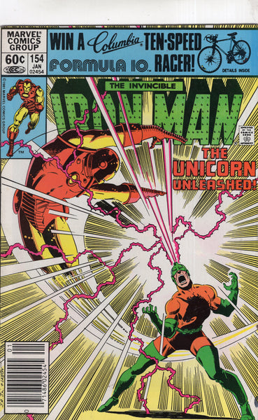 Iron Man #154 The Unicorn Unleashed! News Stand Variant FN