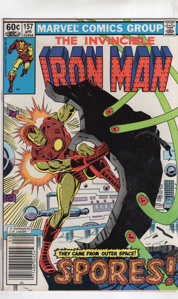 Iron Man #157 The Outer Space Spores! News Stand Variant FN