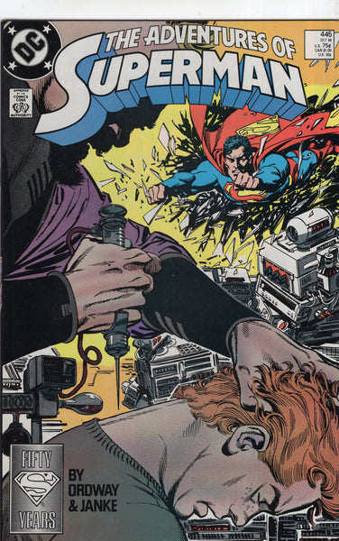 Adventures Of Superman #445 "Headhunter" VF