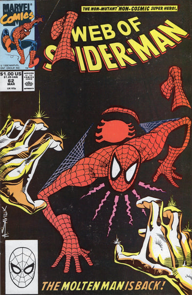 Web of Spider-man #62 FN