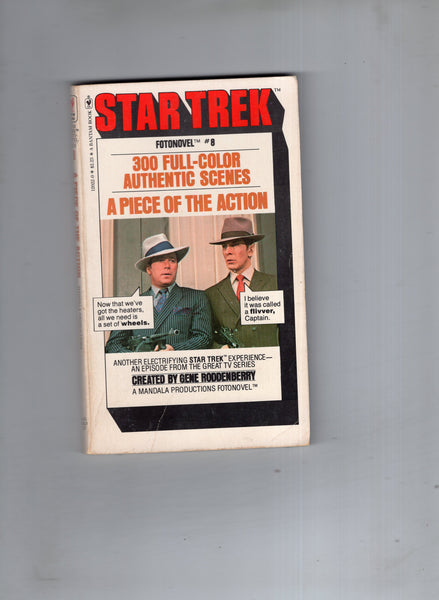 Star Trek Fotonovel #8 A Piece Of The Action HTF Bantam Softcover 1978 FN