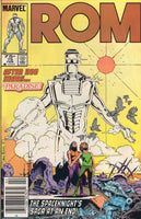 Rom Spaceknight #75 HTF Last Issue News Stand Variant VGFN