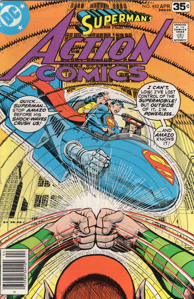 Action Comics #482 Amazo And The Supermobile! Bronze Age FN