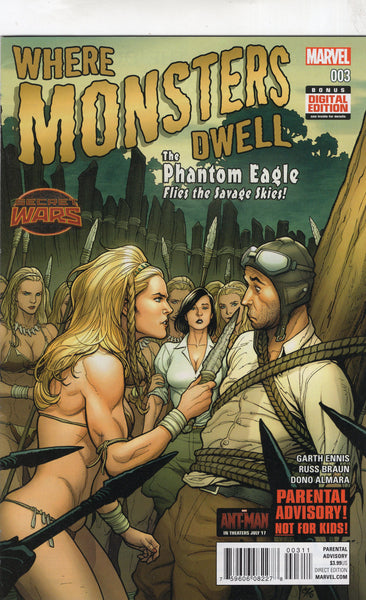Where Monsters Dwell #3 The Phantom Eagle GGA Cover VF