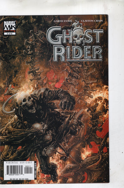 Ghost Rider #5 of 6 Garth Ennis Clayton Crain VFNM