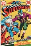 Superman #264 "Secret Of The Phantom Quarterback!" Bronze Age VG+