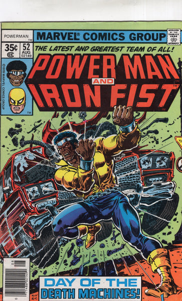 Power Man #52 Day Of The Death Machines! Bronze Age VGFN