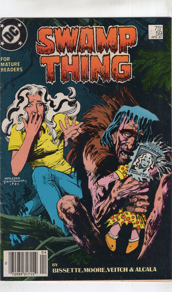 Swamp Thing #59 Alan Moore News Stand Variant VGFN