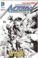 Action Comics #12 DC New 52 Series HTF Sketch Cover Variant VF