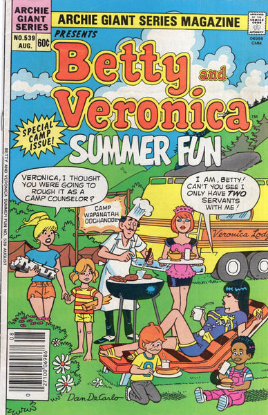 Archie Giant Series Magazine #539 Betty and Veronica Summer Fun FN