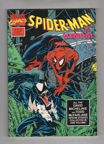 Spider-Man VS Venom Trade Paperback HTF Michelinie & McFarlane Second Print FVF