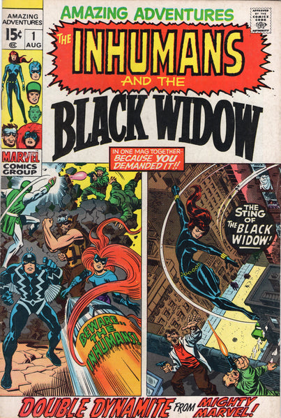 Amazing Adventures #1 Solo Black Widow (First?) Bronze Age Key VGFN