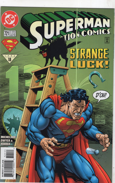 Action Comics #721 "Strange Luck!" VF