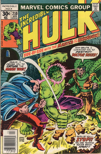 Incredible Hulk #210 Dr Druid! VG