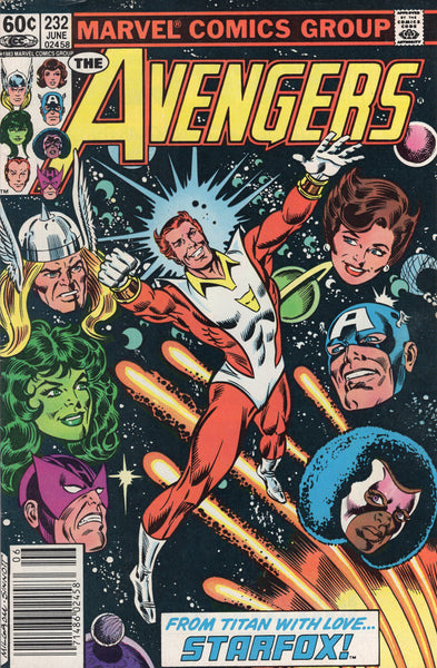 Avengers #232 Starfox Joins The Team! News Stand Variant FN