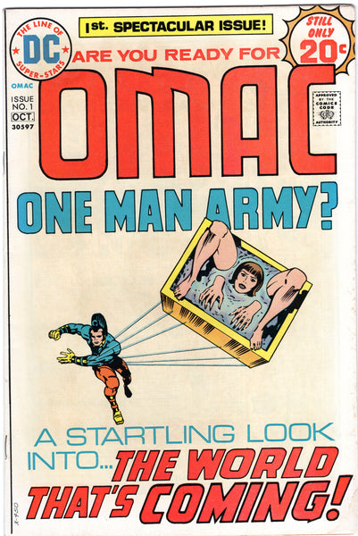 Omac One Man Army #1 Bronze Age Kirby Key FN