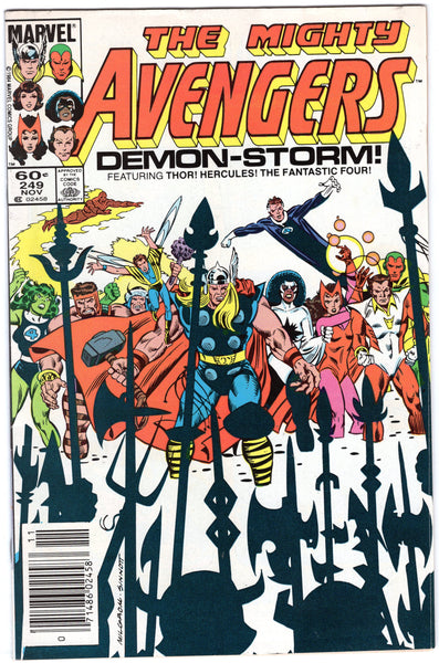 Avengers #249 Demon-Storm! News Stand Variant FVF