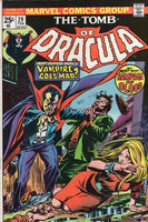 Tomb of Dracula #29 "A Vampire Goes Mad!" Bronze Age Horror VGFN