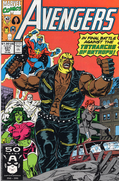 Avengers #331 The Tetrarche Of Entropy VF