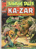 Savage Tales #6 Featuring Ka-Zar & Brak The Barbarian Bronze Age Classic Magazine VGFN