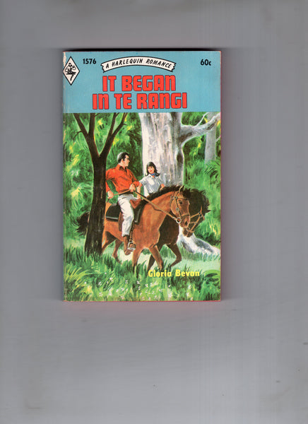 Vintage Harlequin Romance Paperback #1576 "It Began In Te Rangi" 1972 FN