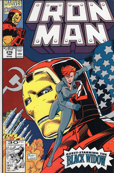 Iron Man #276 Guest Starring The Black Widow! VF