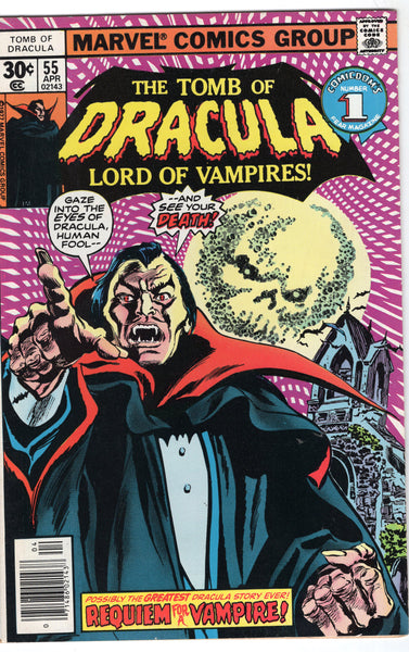 Tomb Of Dracula #55 "Requiem For A Vampire!" Bronze age Horror FN