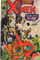 X-Men #23 Action Lovers Issue! Silver Age Key GVG