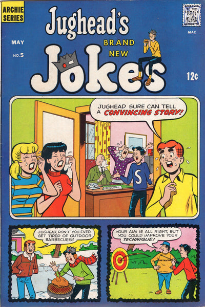 Jugheads Jokes #5 HTF Silver Age Archie Series Nice Grade VGFN