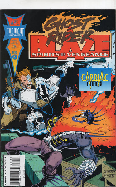 Ghost Rider / Blaze #22 Cardiac Attack! HTF Later Issue VF