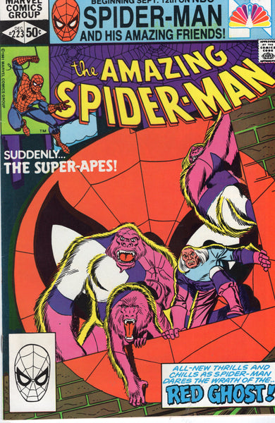 Amazing Spider-Man #223 "The Super-Apes!" FVF