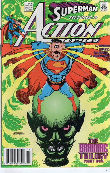 Action Comics #647 News Stand Variant VF
