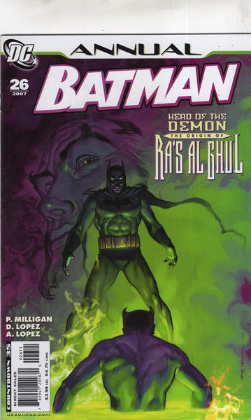 Batman Annual #26 The Origin Of Ra's Al Ghul! VF