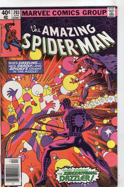 Amazing Spider-Man #203 The Sensational Dazzler! VGFN